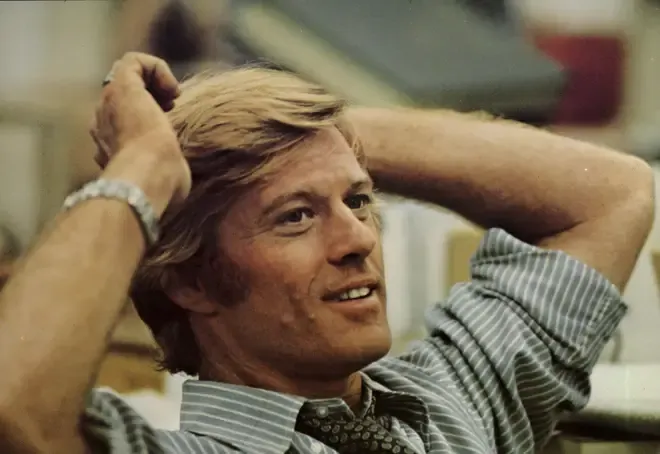 Robert Redford sitting