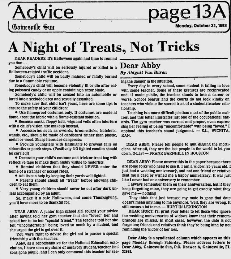 Dear Abby 1983