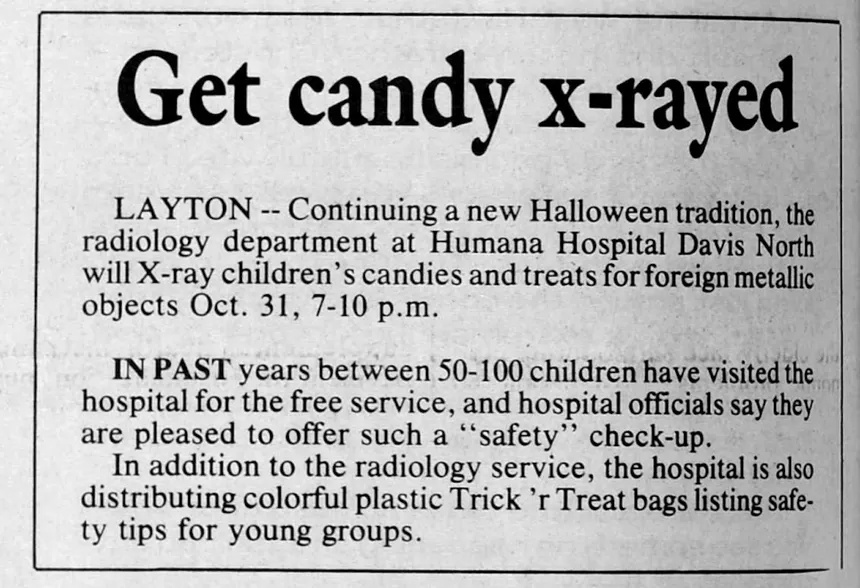 Halloween X-Ray 1985
