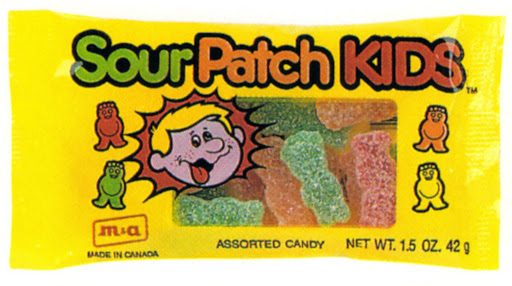1980s Halloween Candy sour patch kids