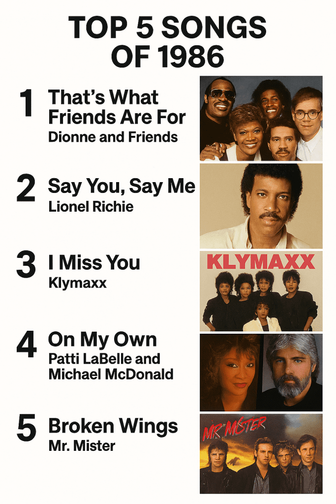 1986 Top Songs
